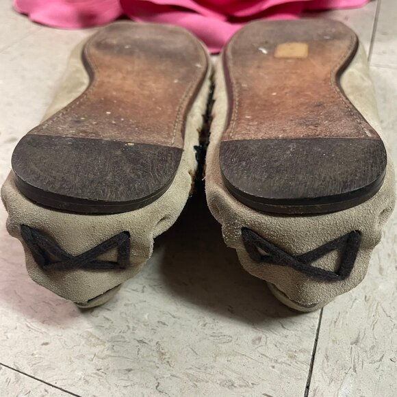 Miu Miu Beige and Brown Moccasins - Picture 15 of 16